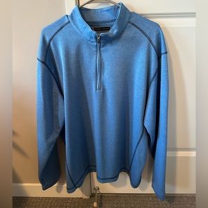 Pebble Beach Men’s Performance Pullover Quarter Zip Size Large